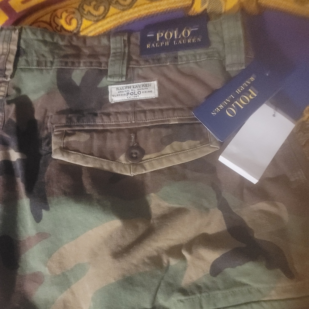 Polo Ralph Lauren Camo Chino Shorts - Picture 5 of 6